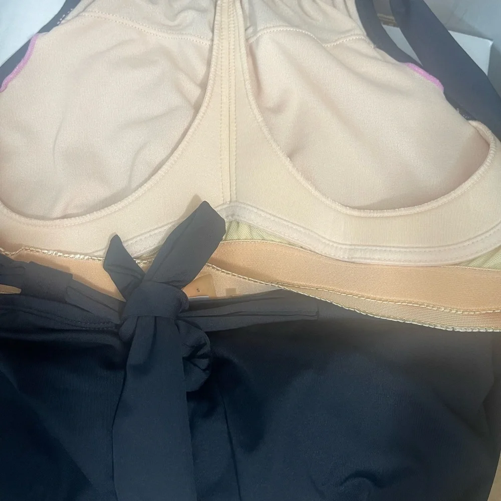 Athleta Kokomo Black Swim Dress Small
